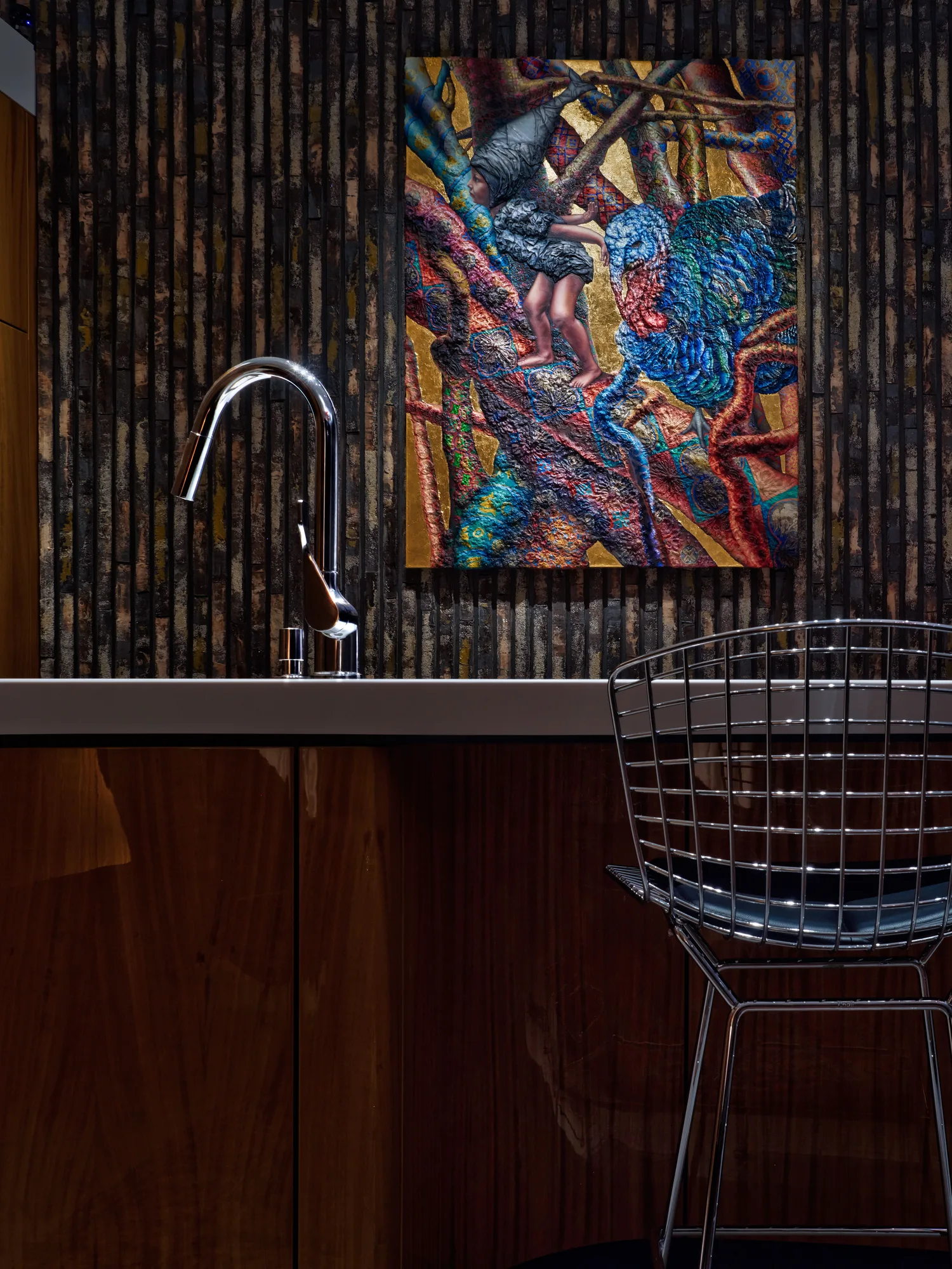 Art detail in interior